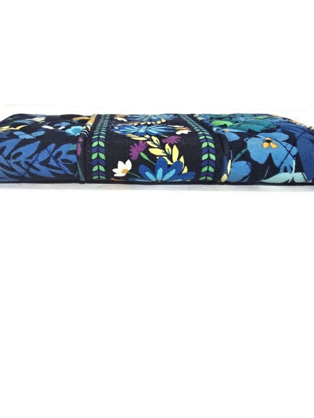 Vera Bradley Midnight Blues Accordion Wallet Zip Around Clutch Retired - Picture 5 of 15